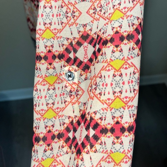 Anthropologie HD in Paris ‘Kaveri’ Pink Printed Blouse - Picture 8 of 14